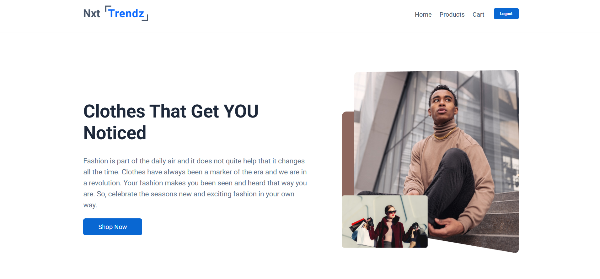 NextTrendz website